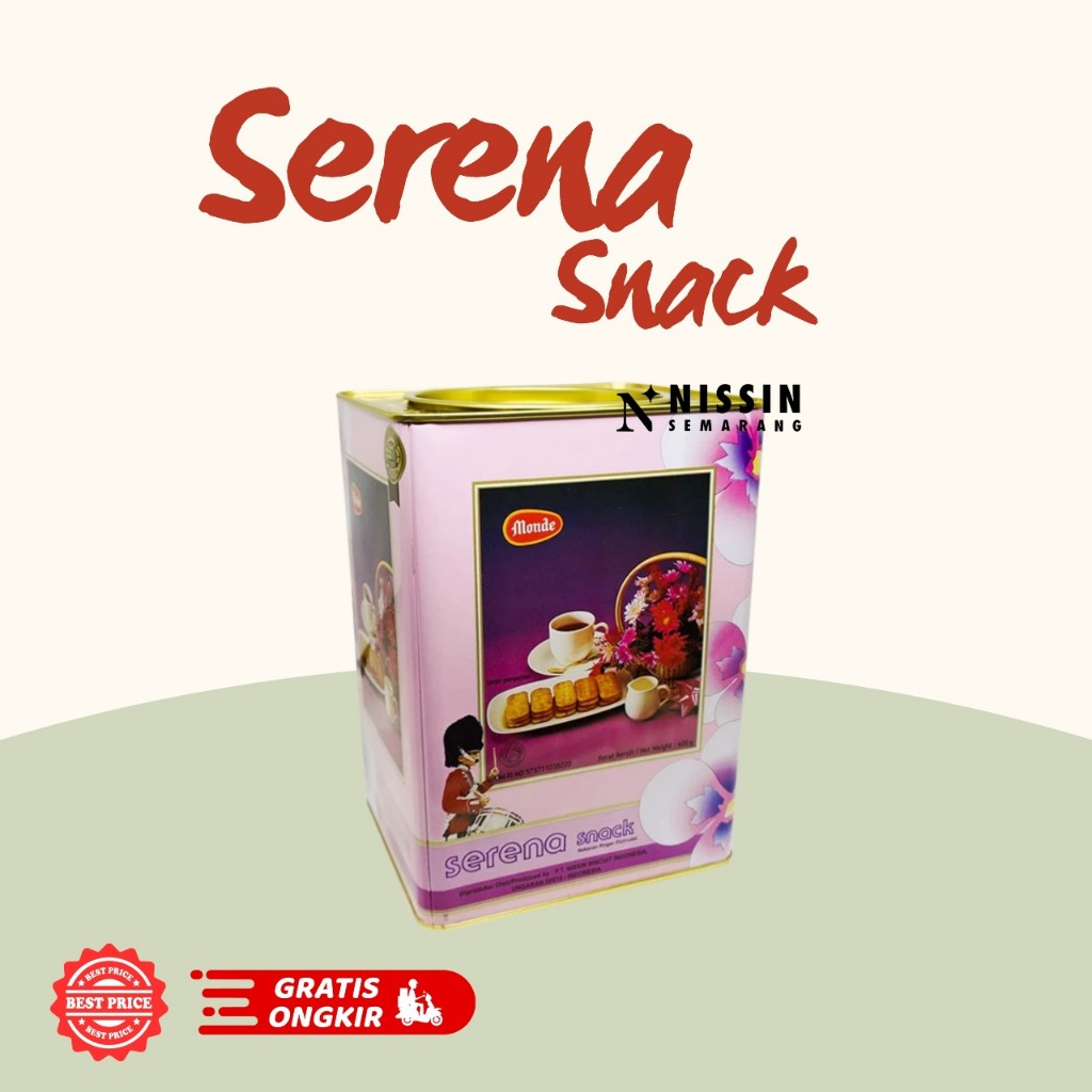 

Monde Snack 600 gr Monde Serena Snack Kaleng