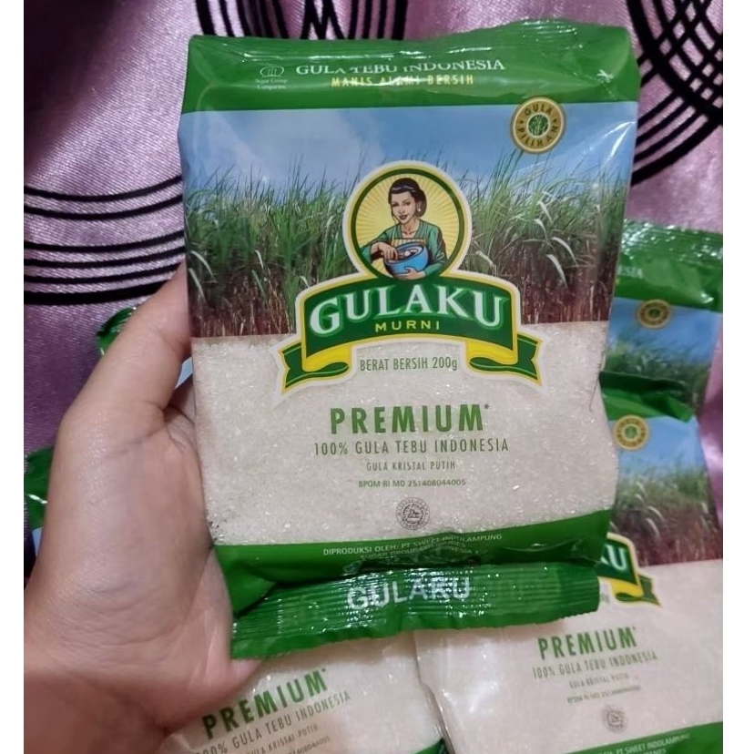 

GULAKU PREMIUM GULA PASIR 200GR GULA PUTIH