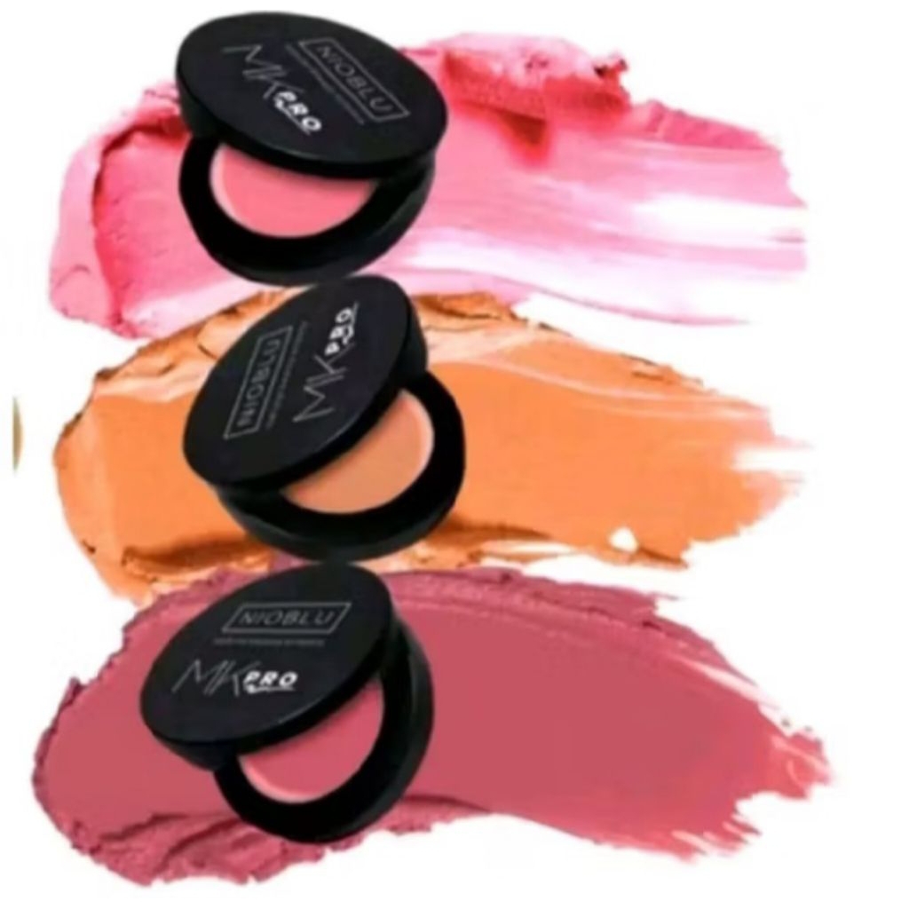 JAFRA Nioblu Blush On Creme 3in 1 Blush On Long Wear Cream Blush Wajah Untuk Kecantikan Alami