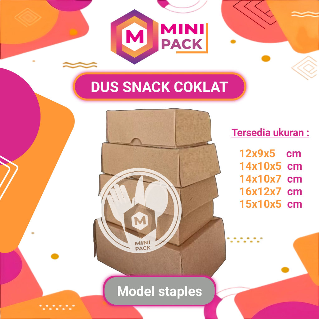 

Mini Pack Dus Snack Coklat Model Staples