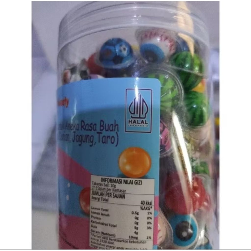 

permen lunak mata viral aneka rasa buah isi 120pcs