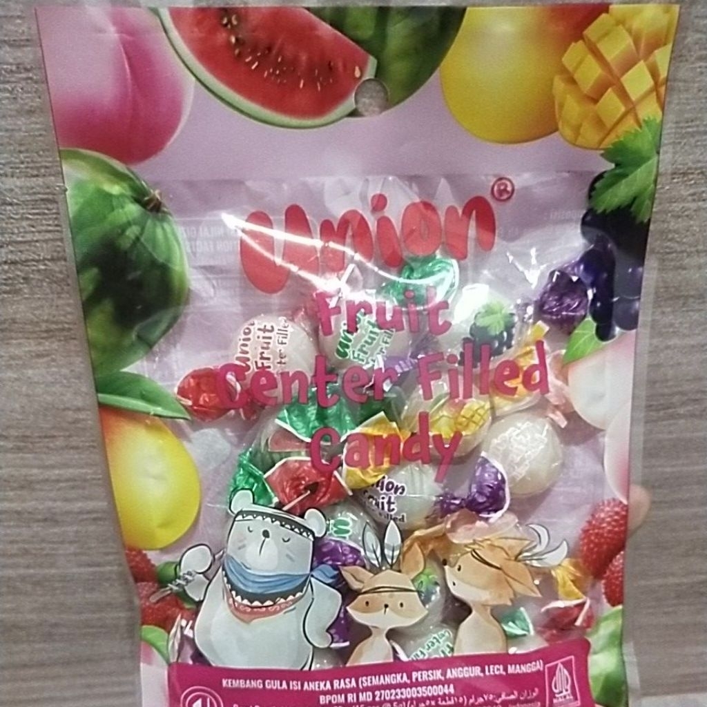 

Permen Union Fruit isi 15 pcs halal