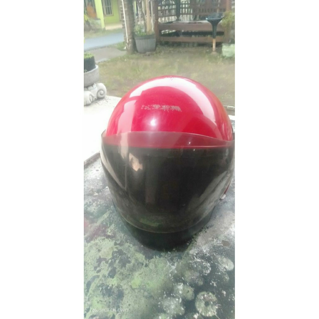 helm tropong honda trx vario oryginal merah