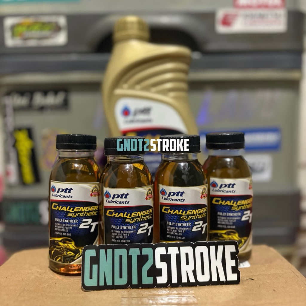 Desyallshop Oli Samping 2 Tak Ptt / Ptt Lubricants Challenger Synthetic Full Sintetik Repack 100Ml