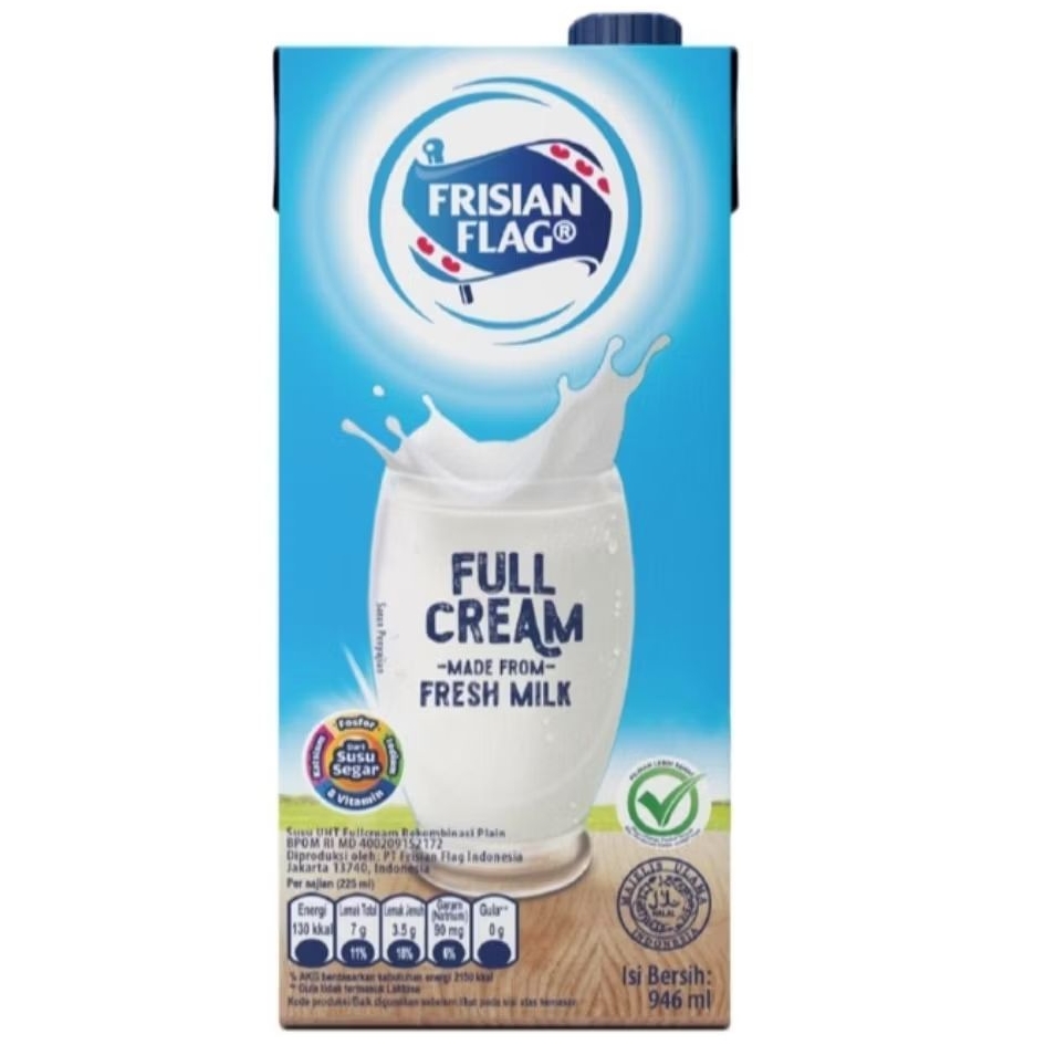 

Frisian flag Susu UHT Full Cream Kotak 946 ml