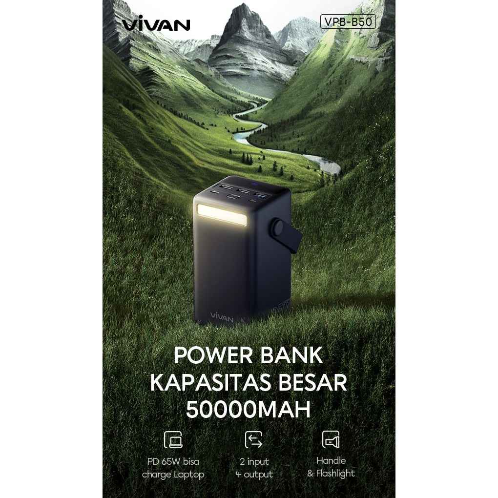 VIVAN POWER BANK VPB-B50 - VPB-B50