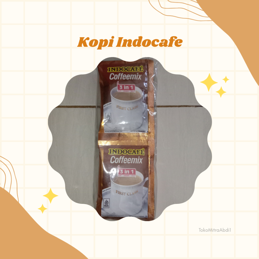 

Indocafe Coffeemix 3 in 1 Renceng, 10 Sachets x 20g