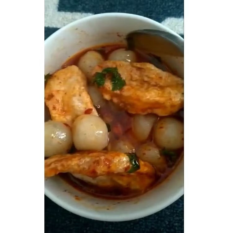 

baso aci isi jando,kuah gurih pedas