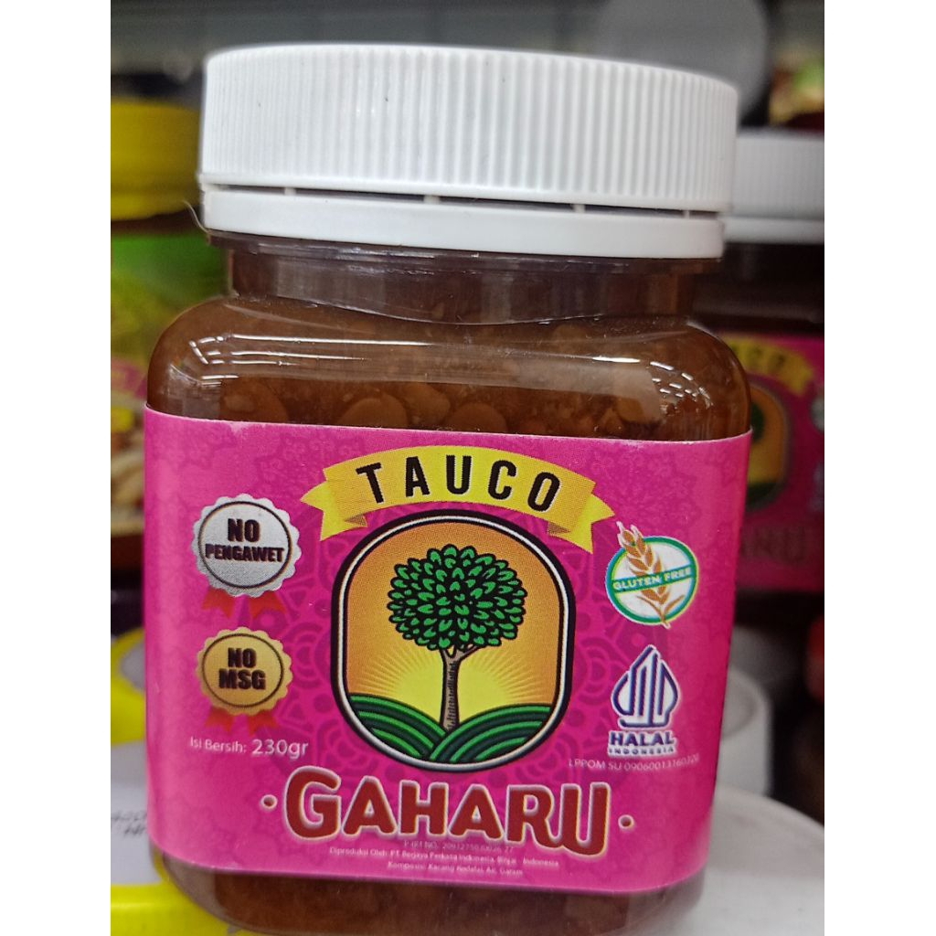 

Gaharu Tauco 230g Halall No Pengawet, No MSG, Gluten Free