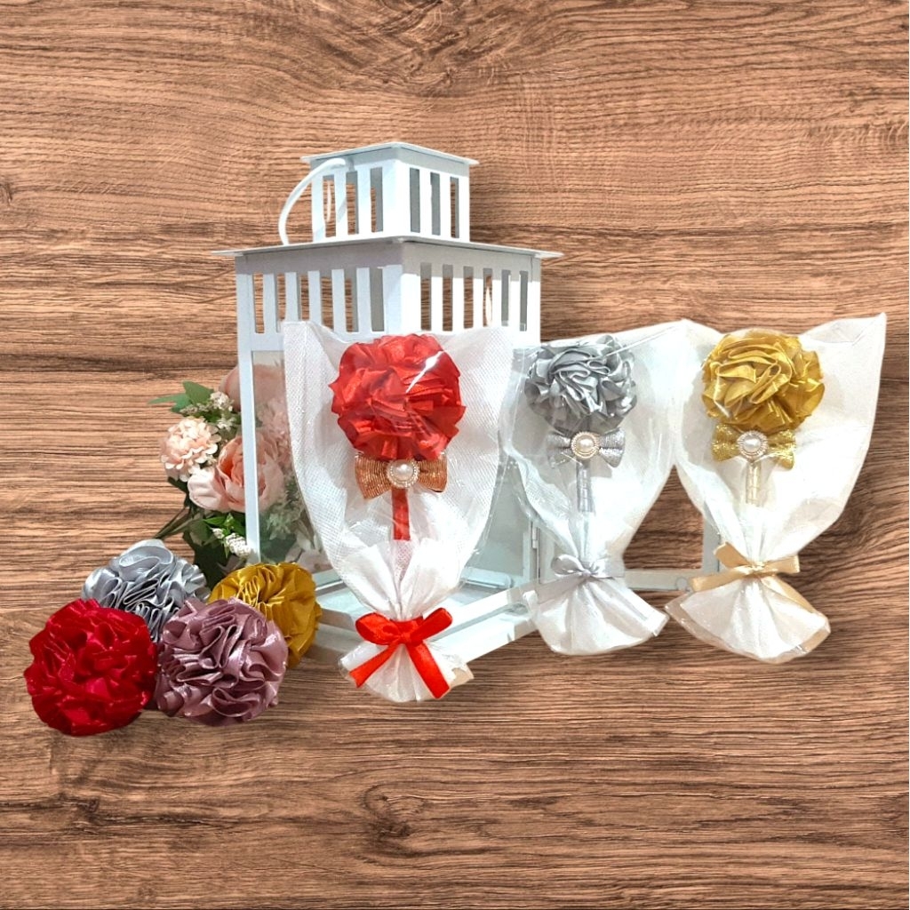 

Pulpen / Bolpen Hias Bunga / Bolpen Pom Pom Pita Souvenir Cantik Lucu Unik