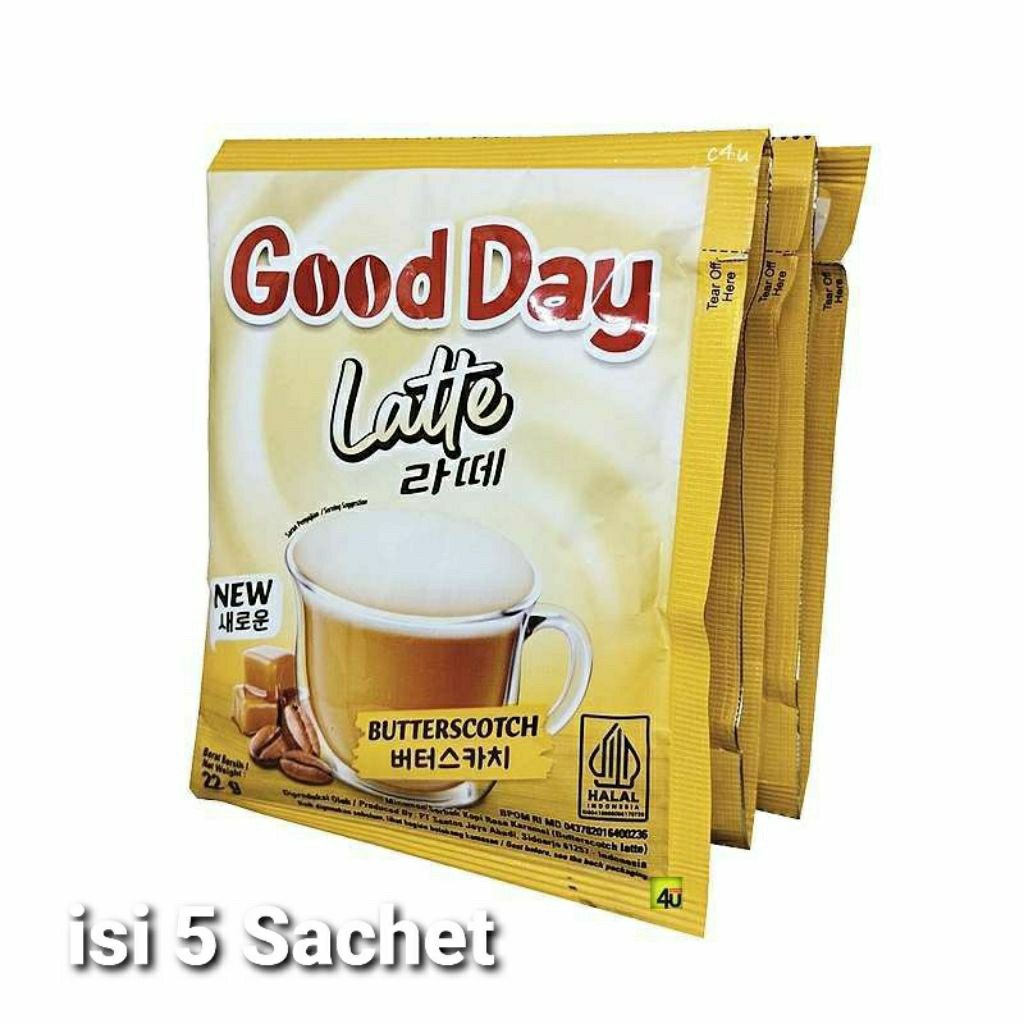 

Good Day Butter scoth isi 5 sachet