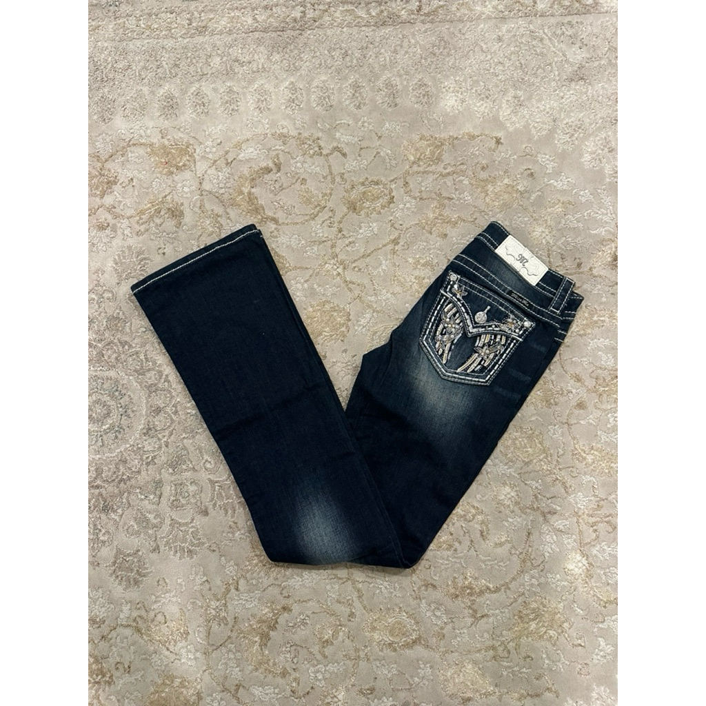 MISS ME JEANS SIZE 26 WOMEN BOOT CUT