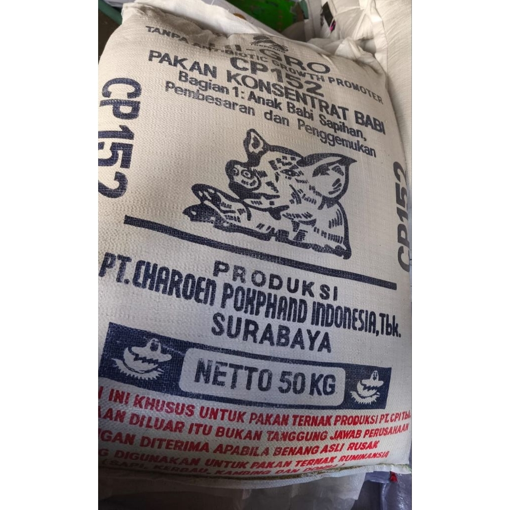 HI GRO CP152 KONSENTRAT PAKAN BABI ANAKAN PENGGEMUK DAN pembesaran sekiloan