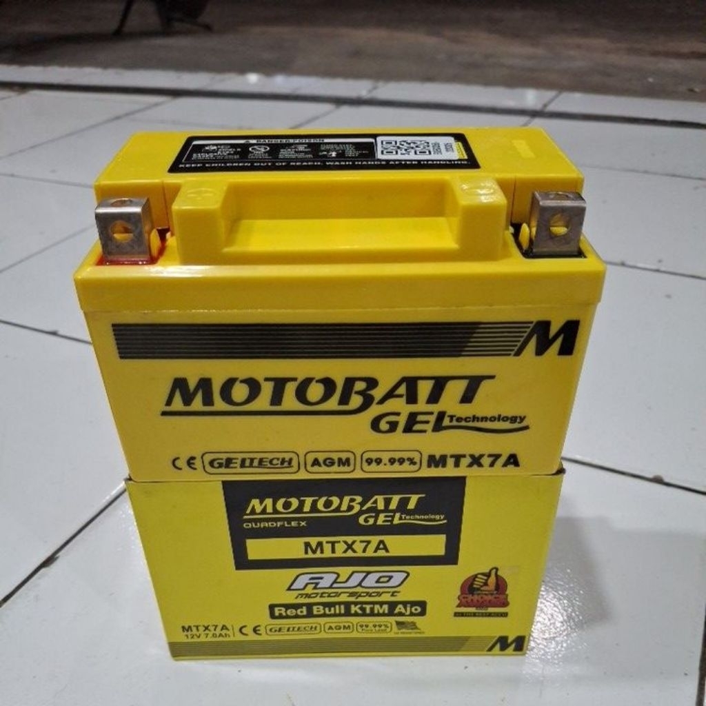 Aki Kawasaki Ninja 250 Mono, 250 Karbu 250FI, 250 4 Silinder Motobatt MTX7A Original