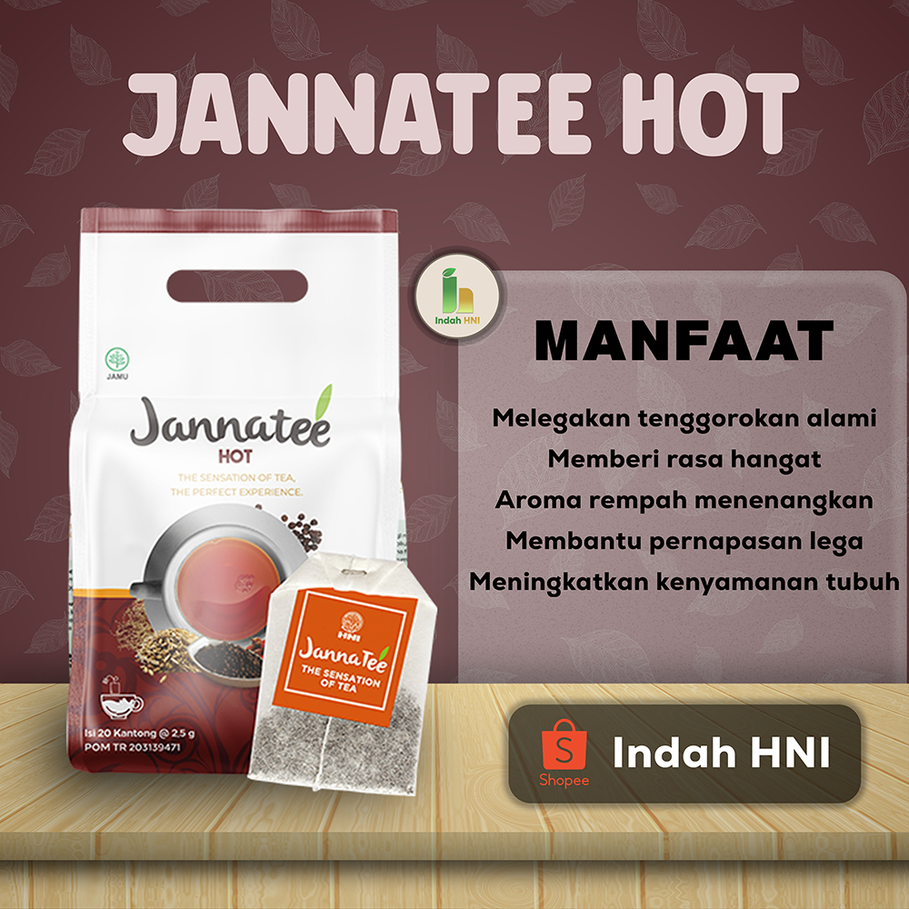 

Jannatee Hot HNI HPAI – Teh Herbal Hangat & Menyegarkan