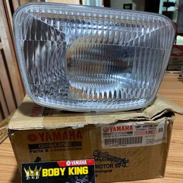 REFLEKTOR ASSY LAMPU DEPAN OVAL RXKING RX KING TAHUN MUDA ORIGINAL YAMAHA 5BP-H4120-00