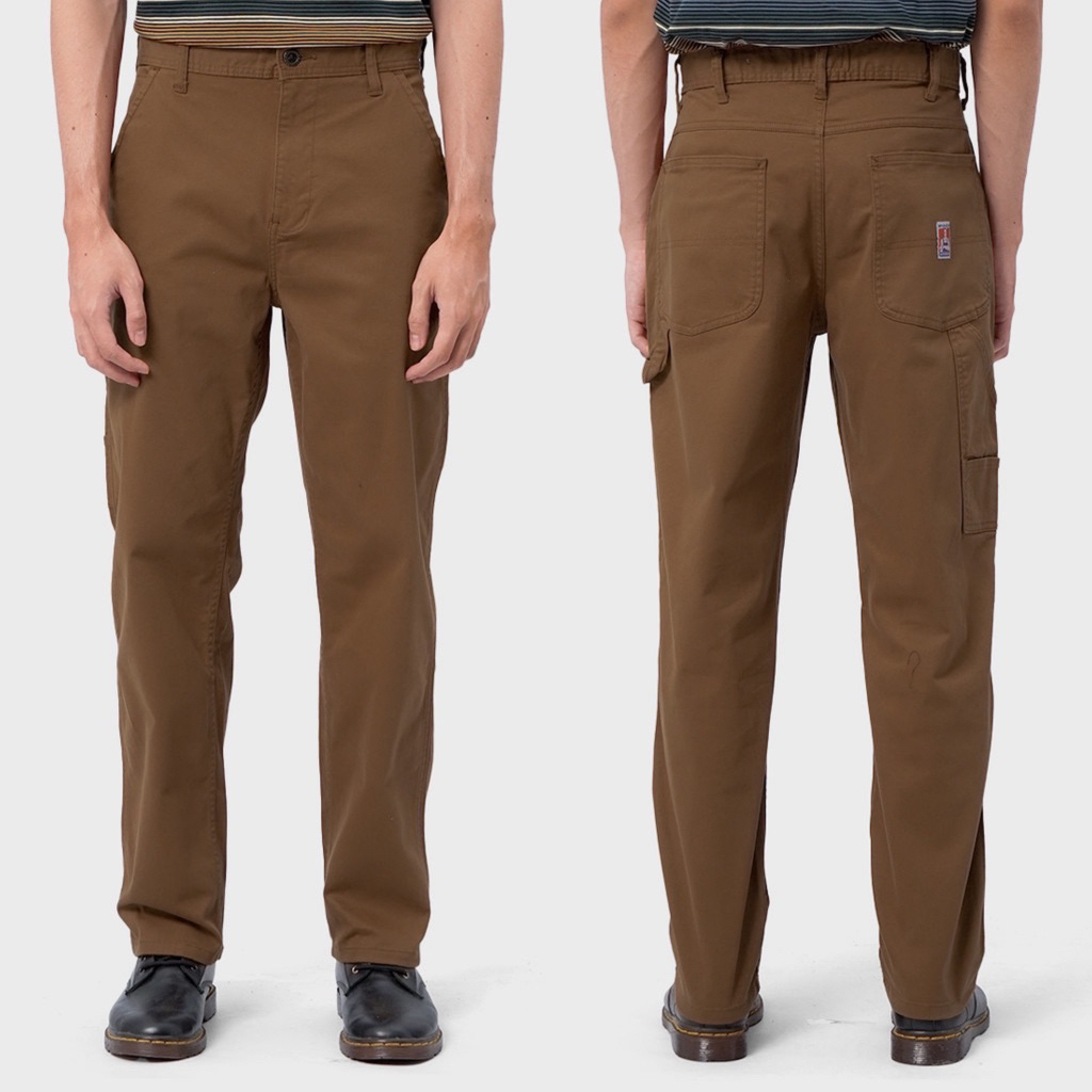 Wrangler Long Pants Loose HARRIS Brown 01A24