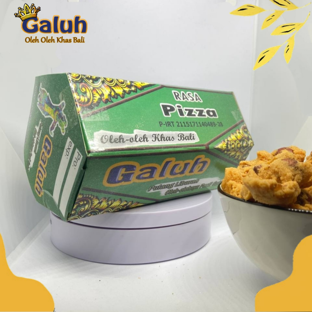 

Kacang Disco Galuh Box 200g – Oleh Oleh Khas Bali, Rasa Pizza, Camilan Renyah Halal