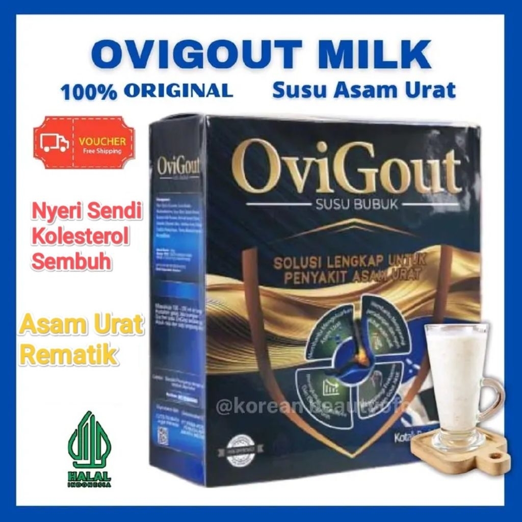 

Susu OviGout Obat Herbal Asam Urat Kolesterol Nyeri Sendi Ovi Gout Ampuh