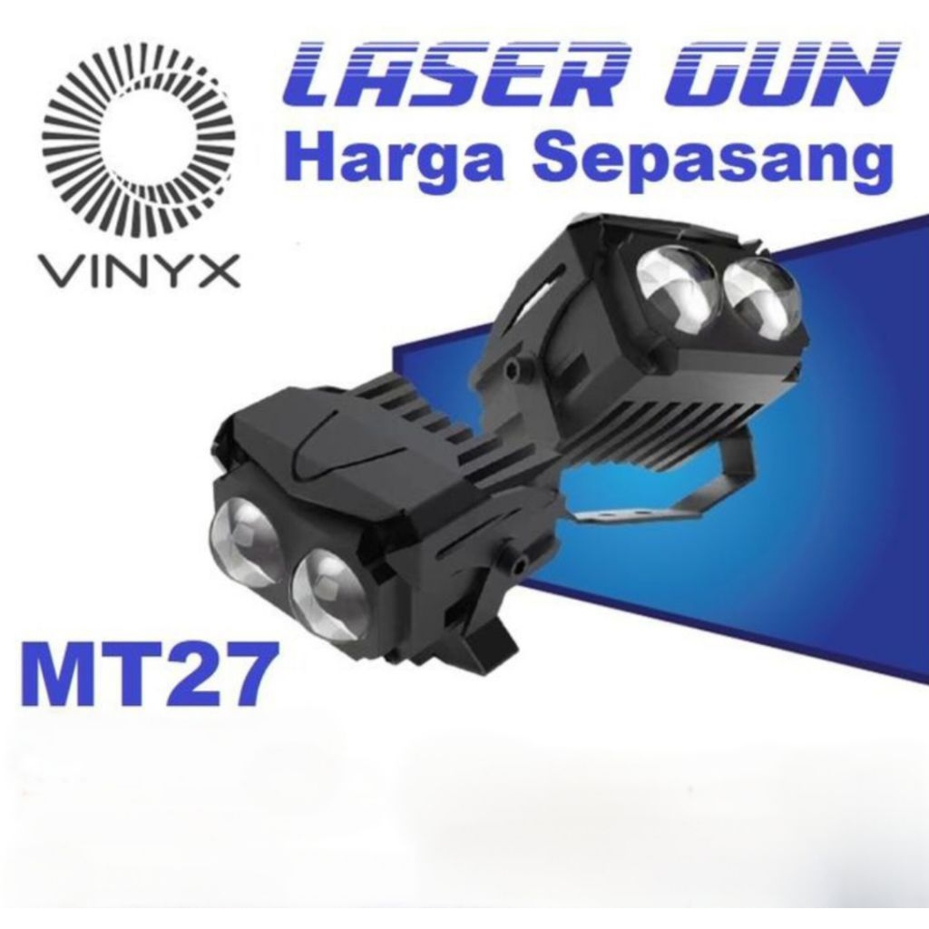 Lampu Tembak Sorot Laser Gun MT27 Vinyx Motor Mobil