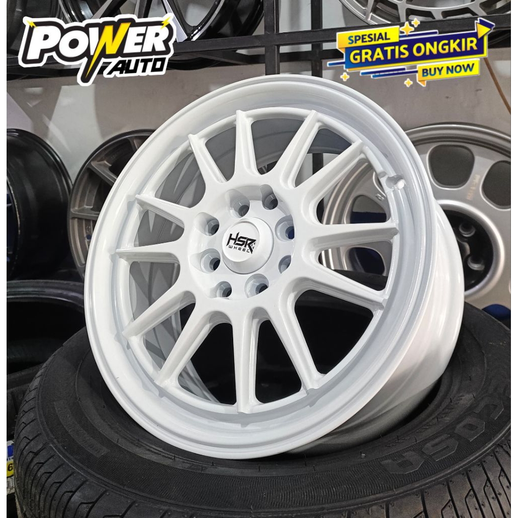 VELG HSR WHEEL TIPE ENDE R15 RATA BODY MOBIL JAZZ AVANZA IGNIS BRIO CALYA
