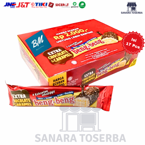 

Beng-Beng Wafer 1 Box Isi 17 Pcs x 25 Gram