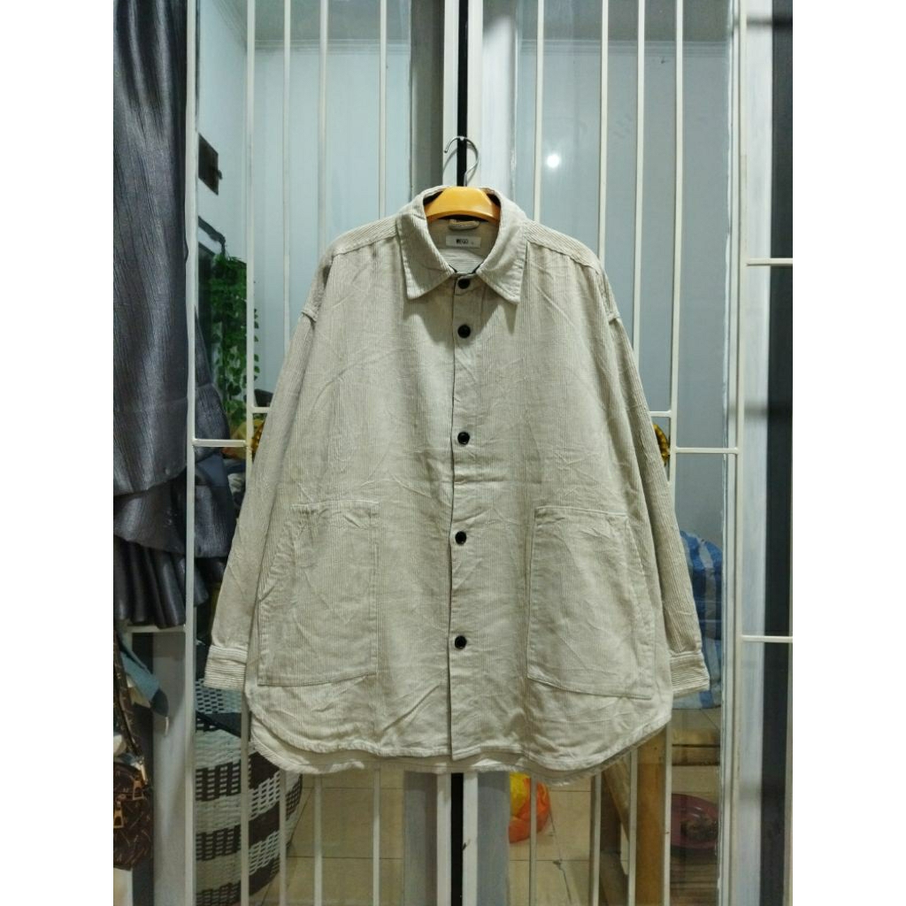 kemeja outer corduroy by Wego oversize besar jumbo 5 / 7XL