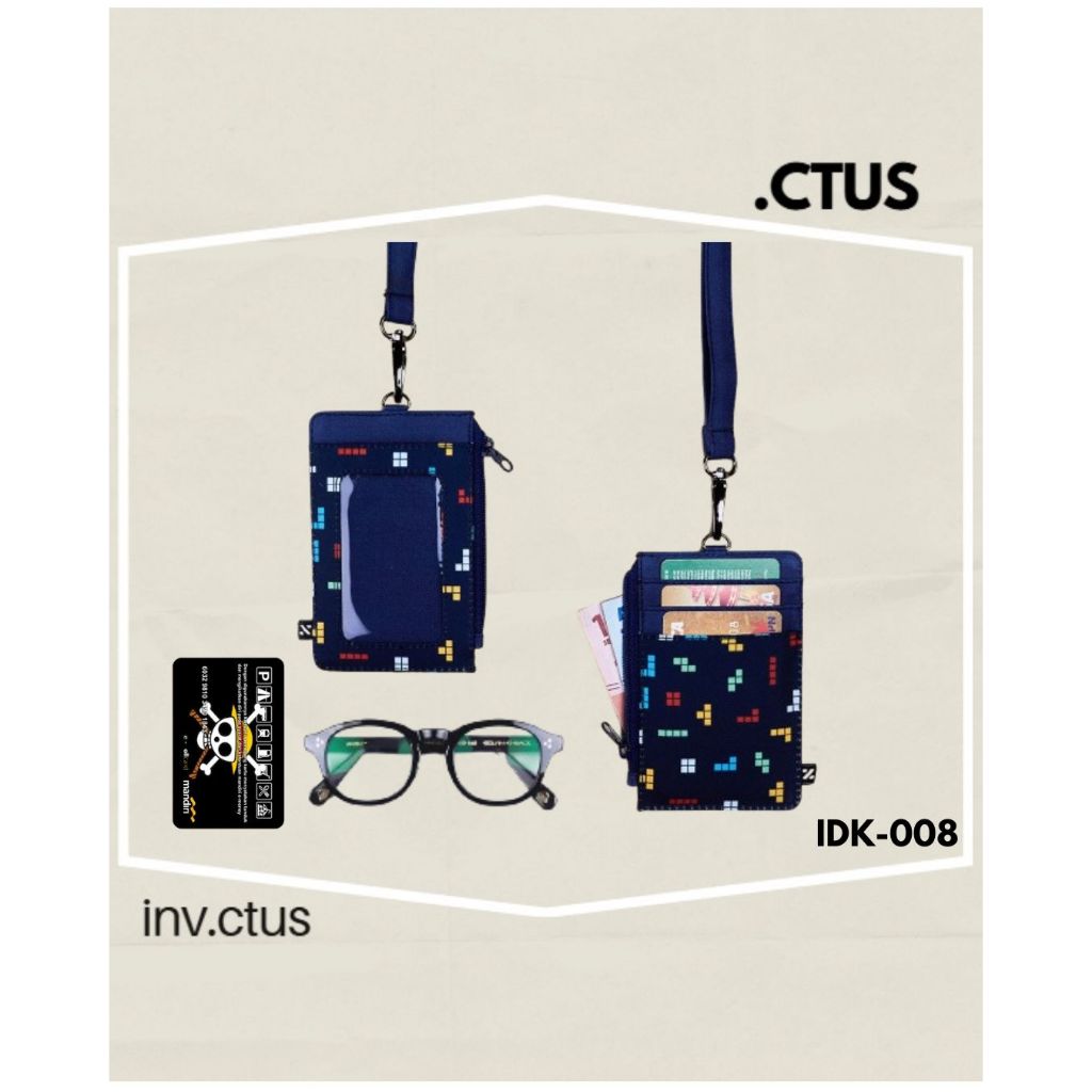 

Lanyard Dompet Kartu ID Card Kalung Leher Pria Wanita (unisex) | Cordura Anti Air | Catchy & Elegan