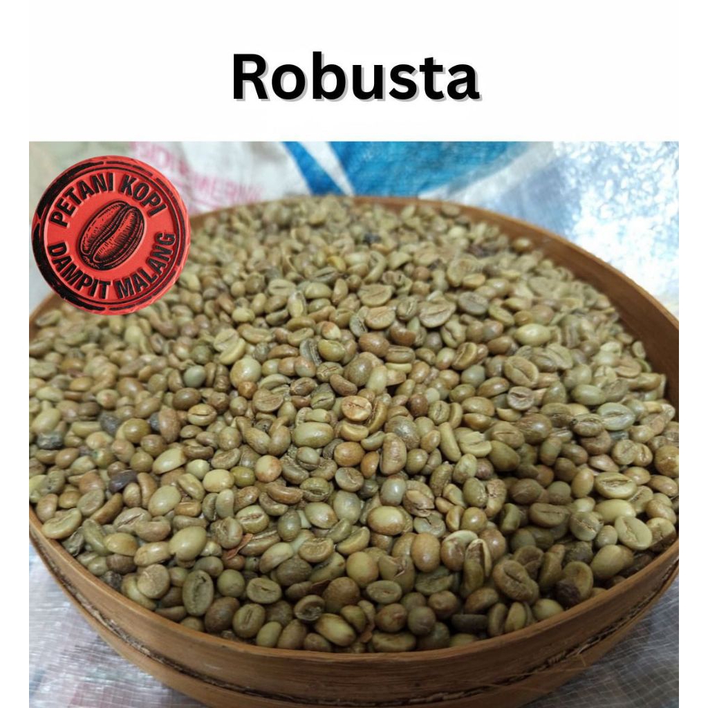 

Biji Kopi Kering Robusta Green Bean