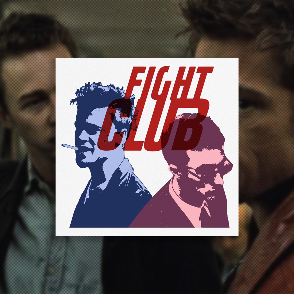 

Fight Club Vinyl Sticker - Film Sticker | Movie Stiker | TV Series | Cinema | Laptop | Tumbler