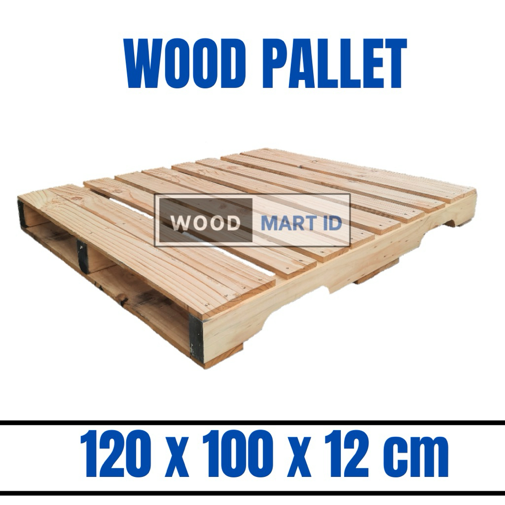 Palet Kayu Jati Belanda 120x100x12cm | Pallet Kayu 120x100x12cm | Palet Kayu Baru | Pallet Kayu Cust