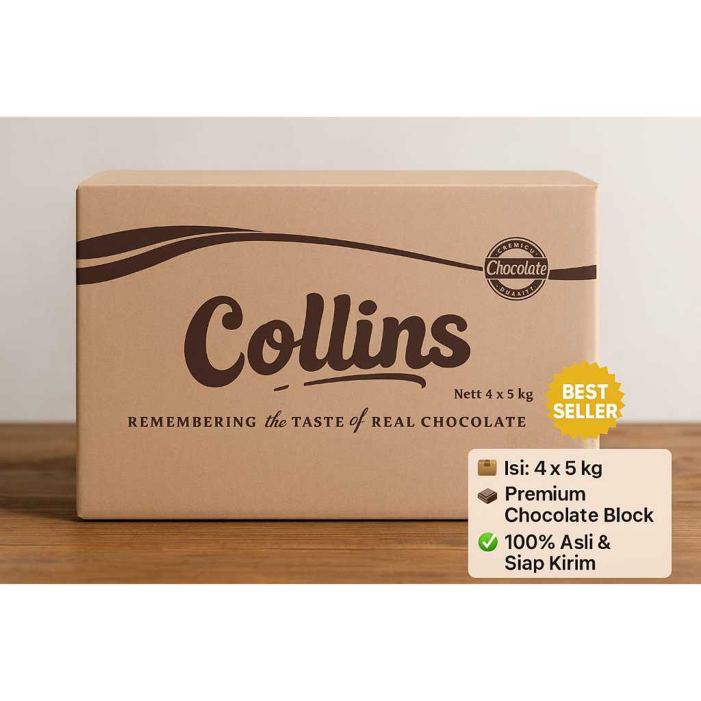 

PROMO 1 KARTON SELAI CHOCOLATE FILLING COLLINS 5 KG (ISI 4)