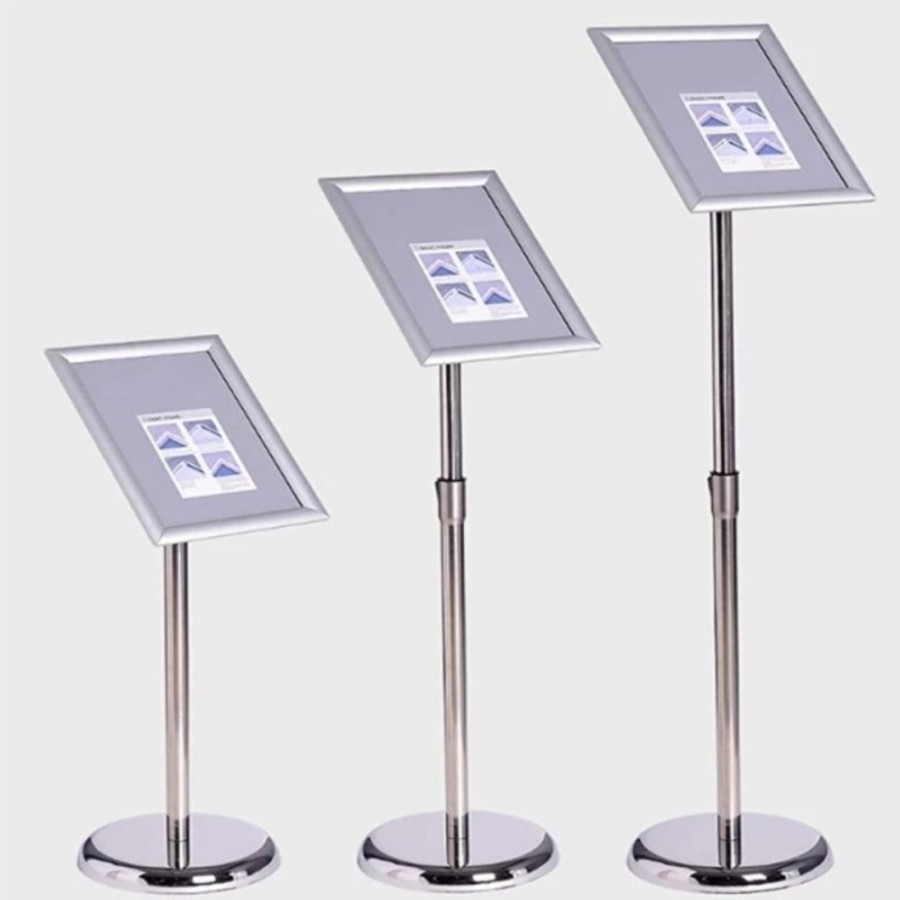 

Standing display / standing poster Stainless A4