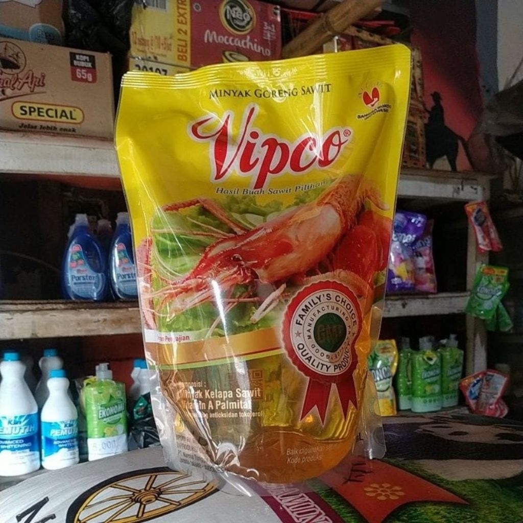 

Minyak Goreng Vipco Premium Pouch Rendah Lemak dan Berkualitas Tinggi