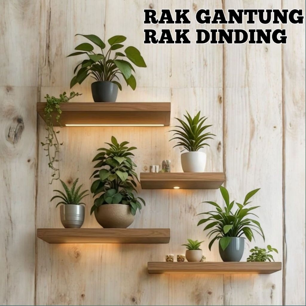 Rak Gantung,Rak Dinding Minimalis,Rak Dapur, Rak Gantungan Pot