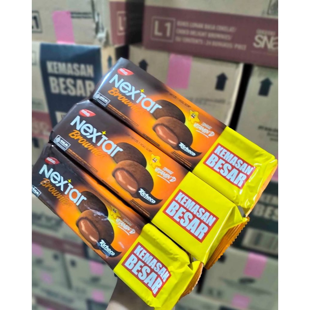 

3 pcs NEXTAR cokelat kemasan besar exp nov 2025