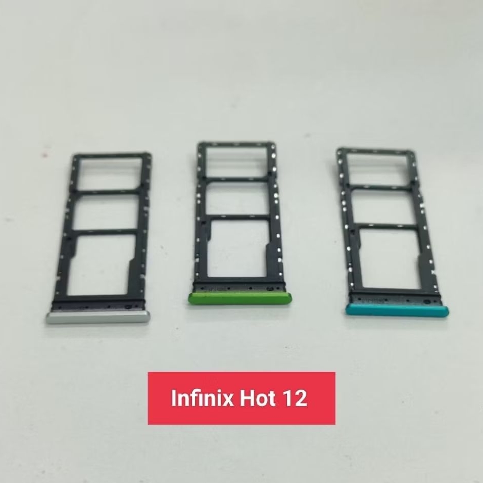SIM Tray Slot Sim Tempat Kartu Infinix Hot 12