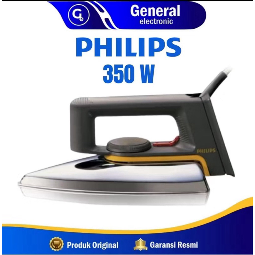 SETRIKA PHILIPS ELECTRIC DRY IRON CLASSIC HD 1172 / PHILIPS HD1172 SETRIKA