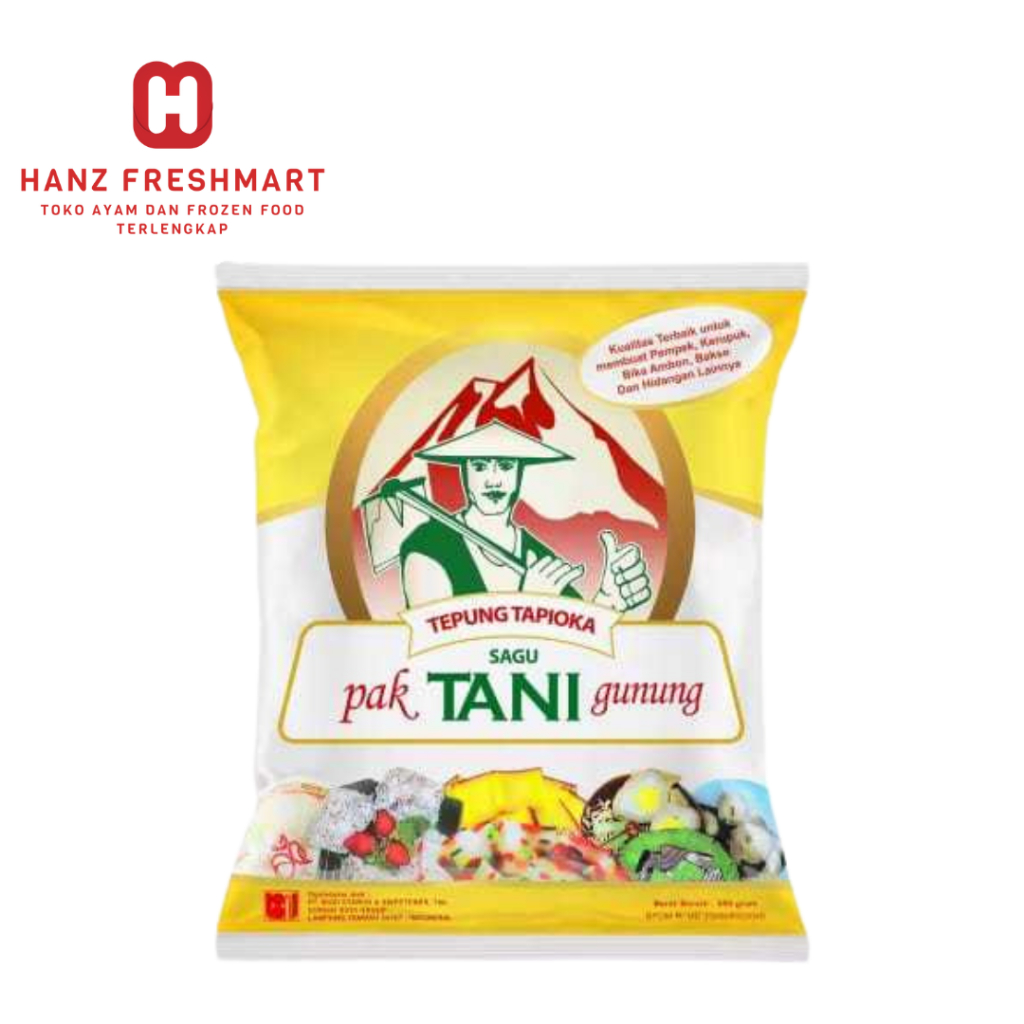 

Tepung Tapioka Sagu Pak Tani Gunung 500gr - Hanz Freshmart