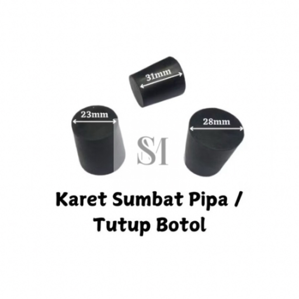 karet sumbat pipa / tutup botol