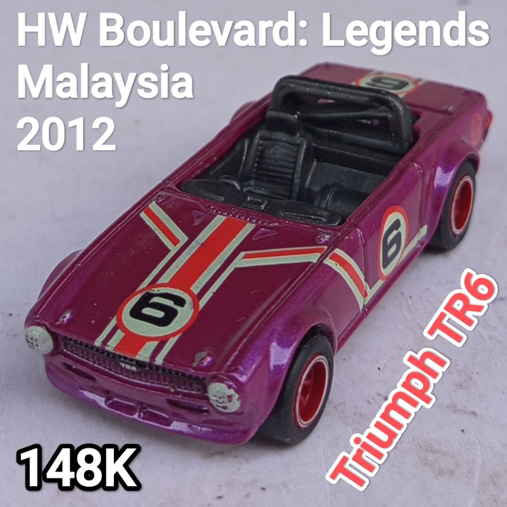Hot Wheels Boulevard Legends Triumph TR6 Loose