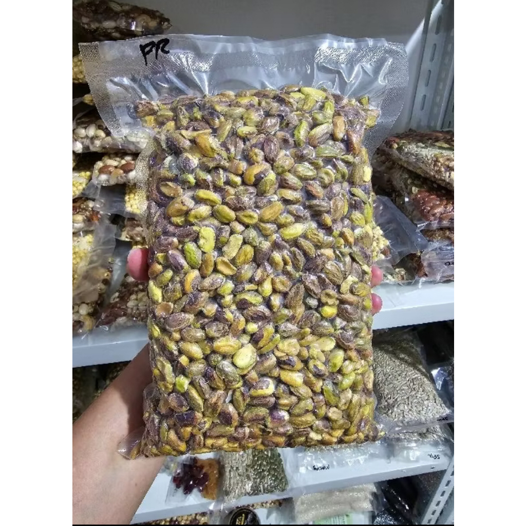 

KACANG PISTACHIO ROASTED KUPAS TANPA CANGKANG GRADE A / KACANG ARAB PISTACHIO MATANG