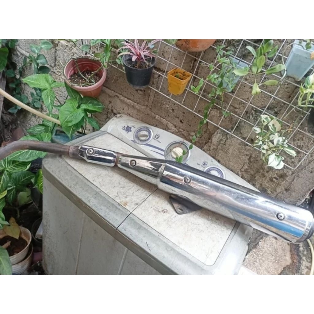 Knalpot mega pro megapro New primus original ori copotan standar bisa cb gl fullsystem fullset tingg