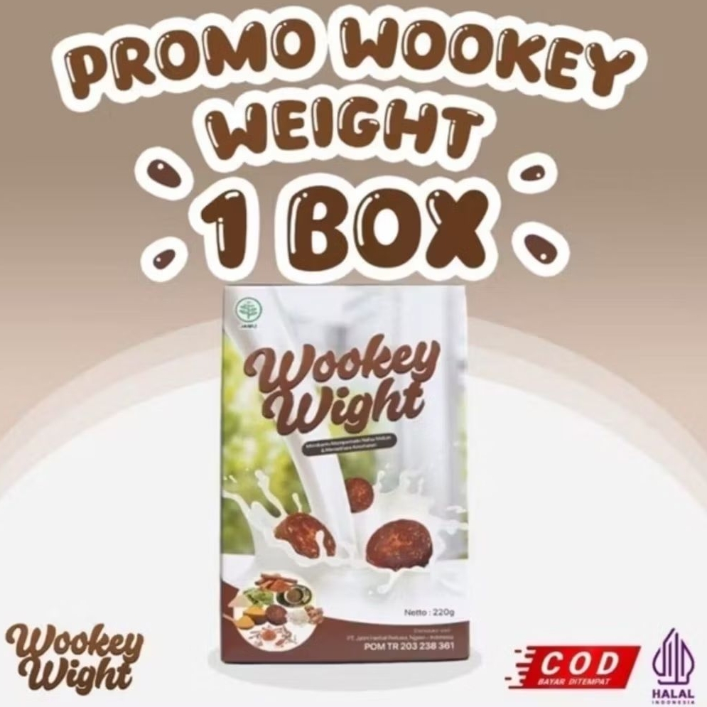 

Wookey Weight - Susu Penggemuk Badan Dan Penambah Nafsu Makan Herbal