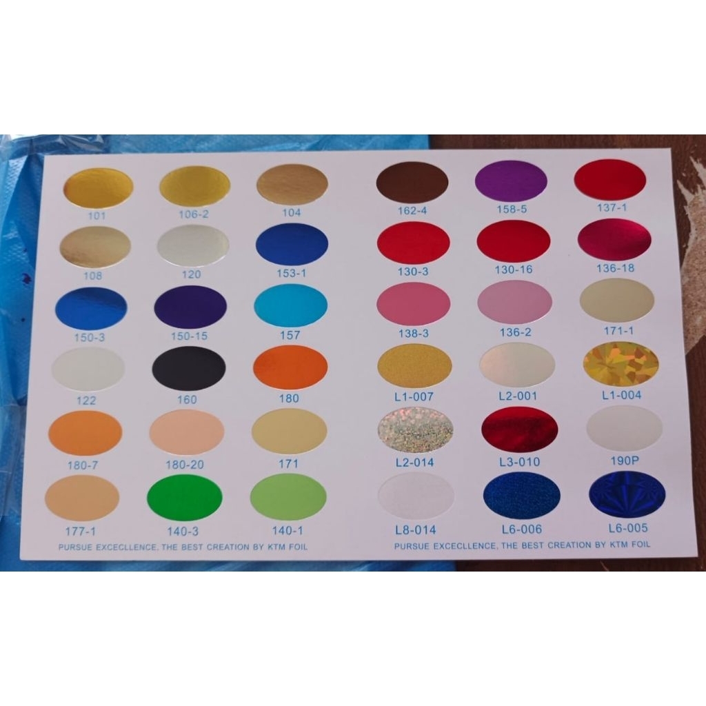 

HOT Stamping Foil merk KTM (brosur saja)