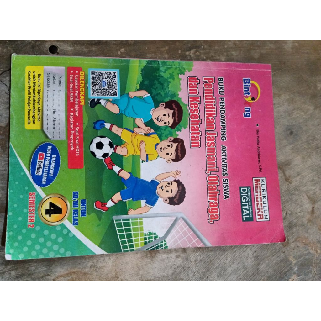 BUKU PJOK BINTANG KELAS 4 SEMESTER 2 KURIKULUM MERDEKA SECOND