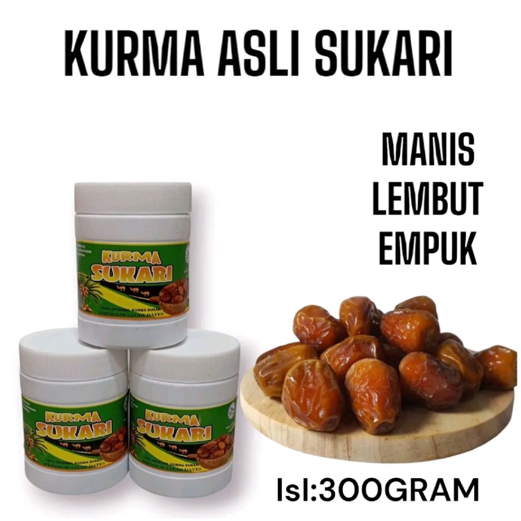 

kurma sukari 300gram kurma raja kemasan ekonomis