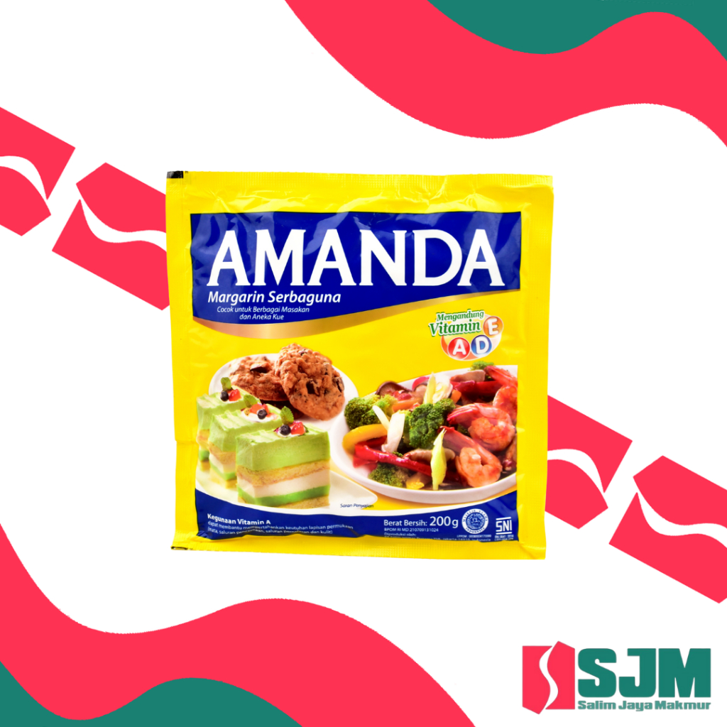 

Amanda SCT Margarin 200gr – Cocok untuk Baking, Olesan & Masak