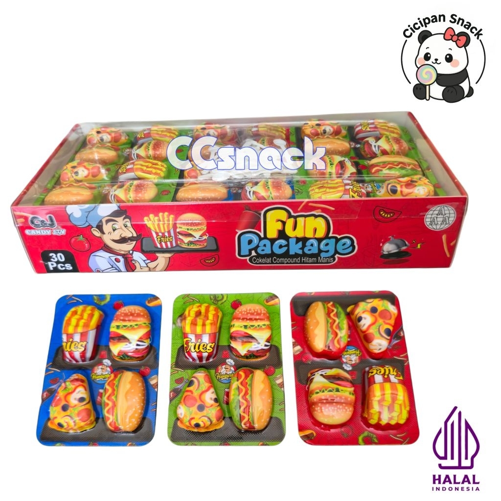 

C&J FUN PACKAGES COKELAT BOX ISI 30