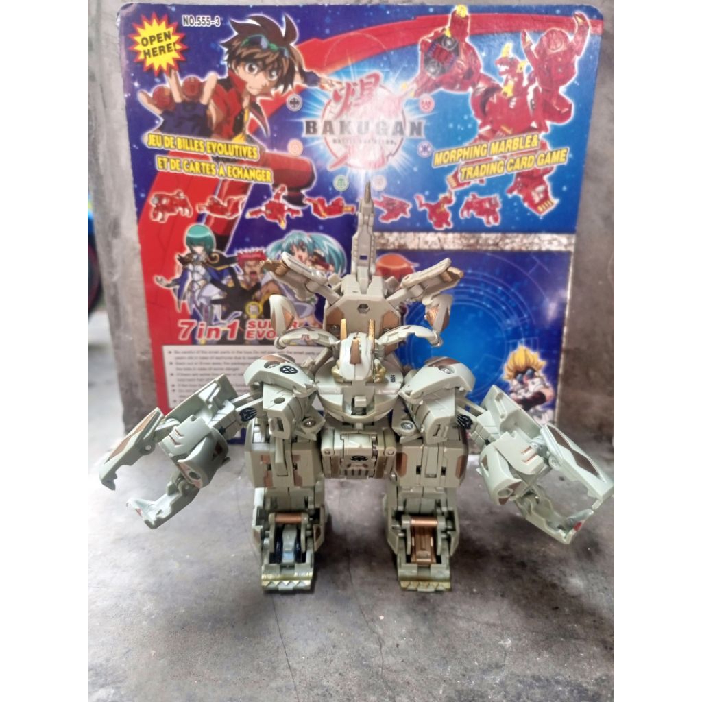 bakugan maxus dragonoid grey